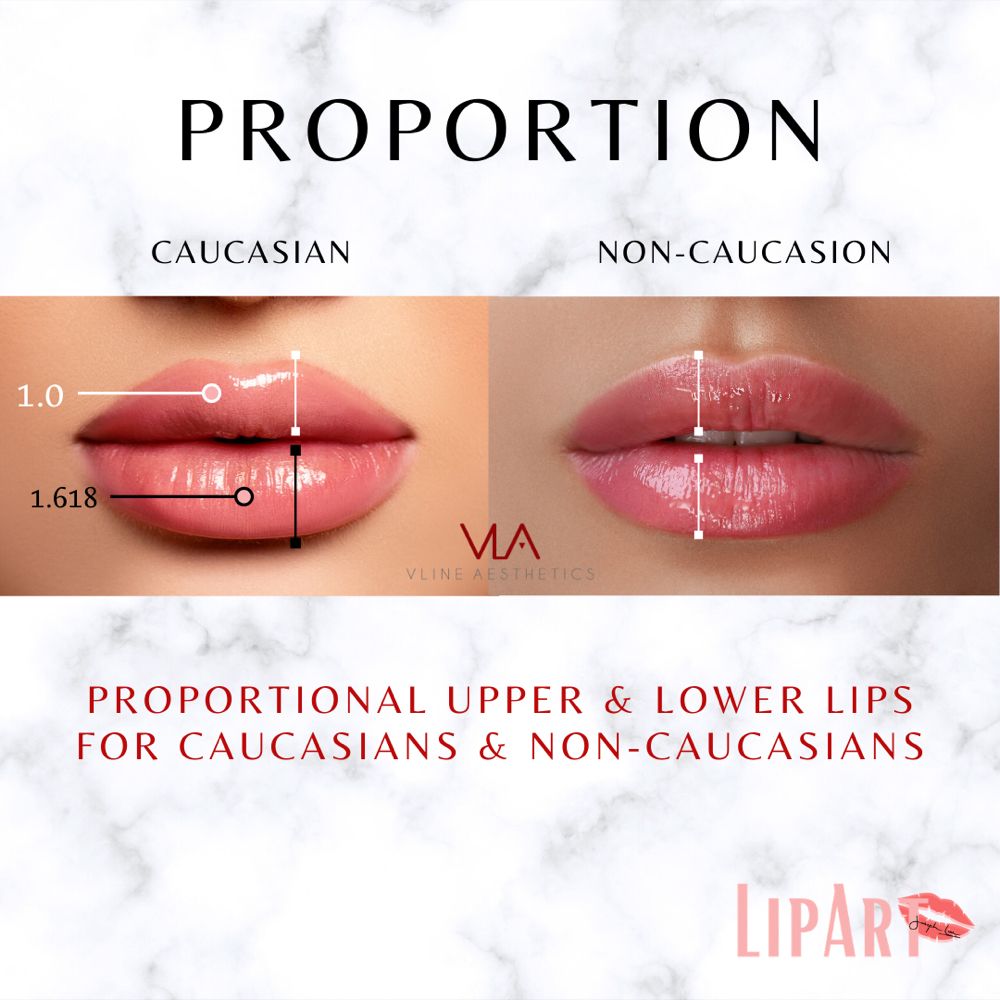 Lip proportions